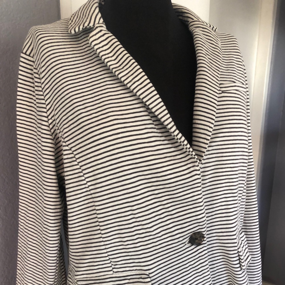 GUC Striped Banana Republic Sweater Blazer